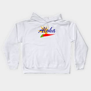 Aloha - Bird of Paradise Kids Hoodie